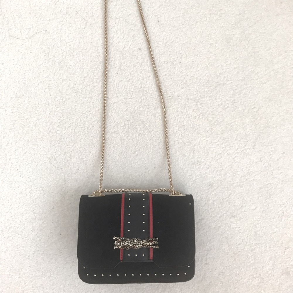 Topshop | Small chain crossbody embellished bag